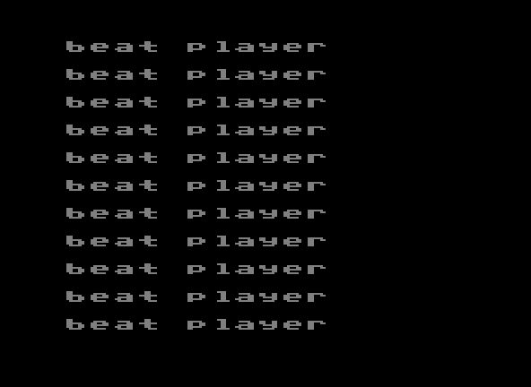 Beat Player by Paul Slocum Title Screen